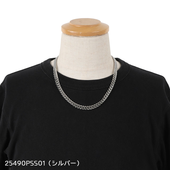 POLICE（ポリス） ネックレス ペンダント 喜平チェーン メンズ 2面