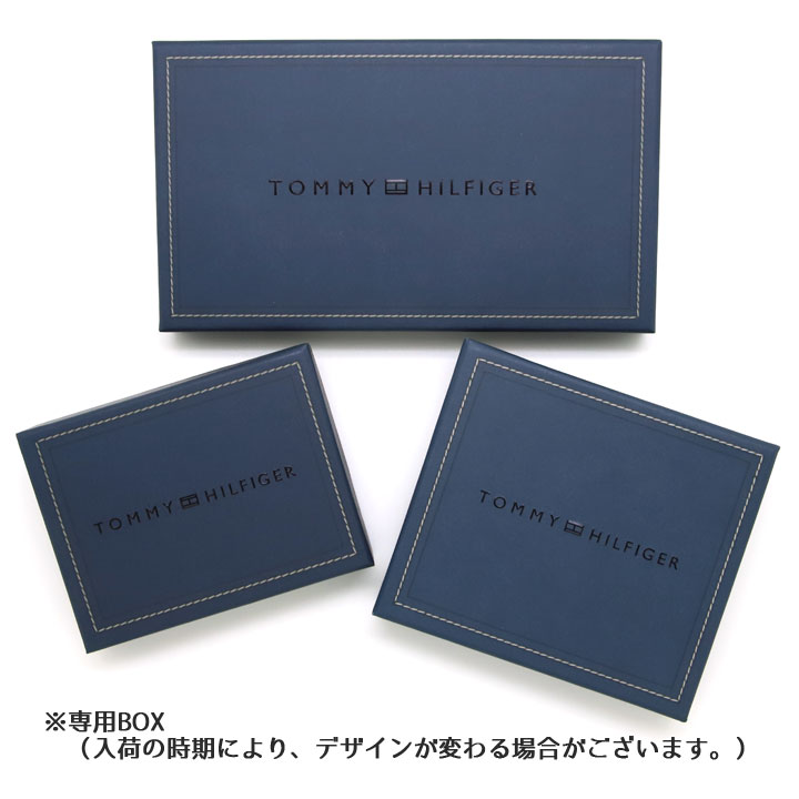 トミーヒルフィガー 財布 二つ折り財布 メンズ ブラック 31TL25X003 BLACK｜iget｜06