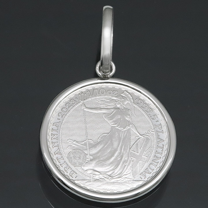 純プラチナ ホース 1/10oz ペンダントトップ コイン 馬