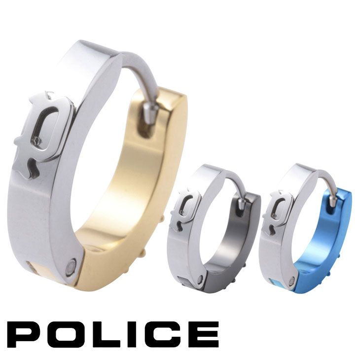 Yahoo! Yahoo!ショッピング(ヤフー ショッピング)ポリス ピアス 片耳 メンズ 男性用 シングル フープピアス POLICE UYUNI GE2102529 GE2102530 GE2102531 選べる3カラー