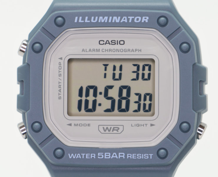 CASIO Collection WEB限定 カシオ コレクション W-218HC-2AJF グレー