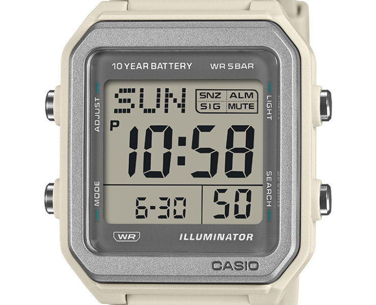 CASIO Collection W-221H-8AJF ベージュ＆グレー カシオ コレクション