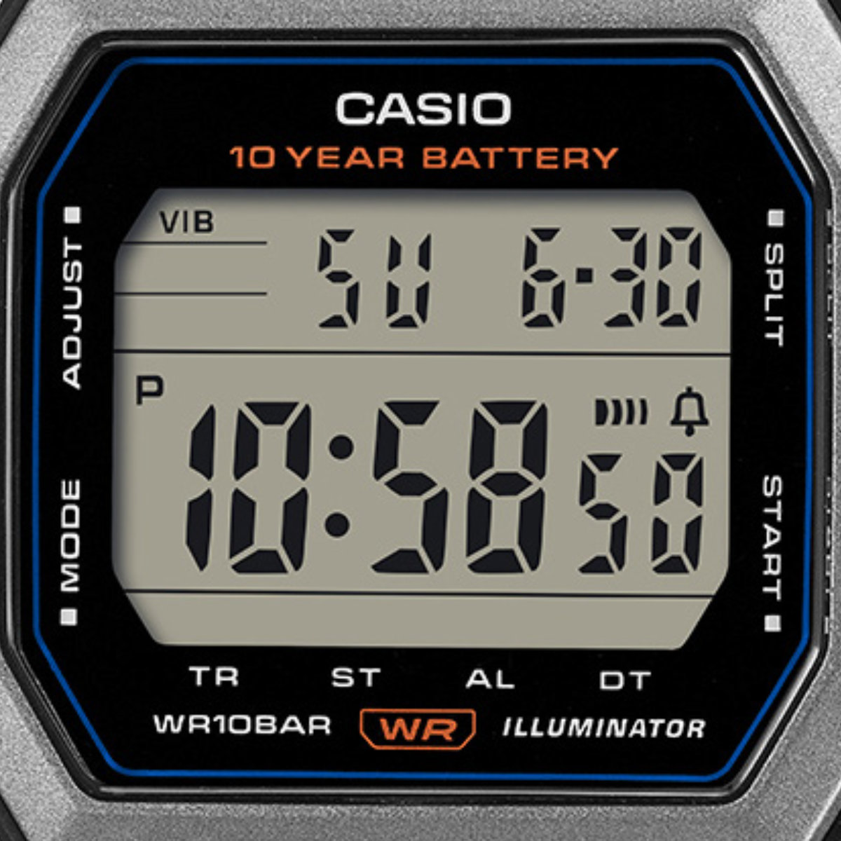CASIO Collection カシオ コレクション W-738H-1AJF ブラック デジタル