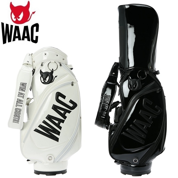 WAAC ワック ゴルフ キャディバッグ UNISEX エナメルキャディバッグ