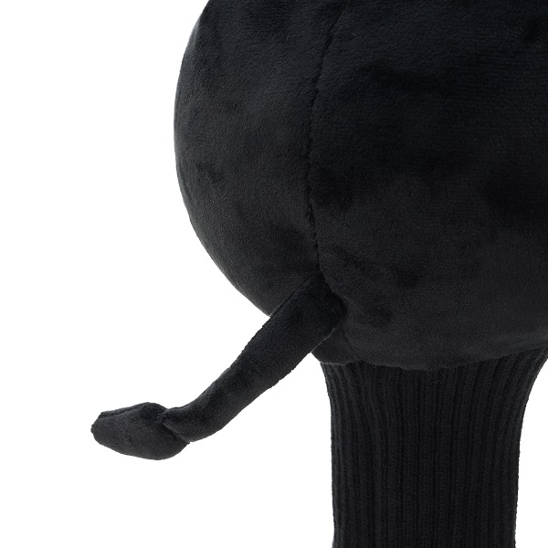 WAAC ワック　ドライバーカバー　1W ヘッドカバー　ウッドカバー　黒 WAAC ワック ゴルフ UNISEX WAACKY ドライバー用 ヘッドカバー