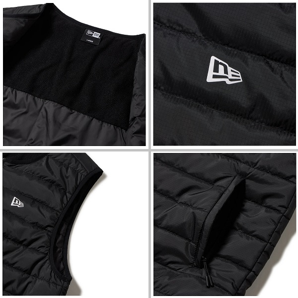 NEW ERA（ニューエラ） ゴルフ インサレーティッド ベスト ブラック
