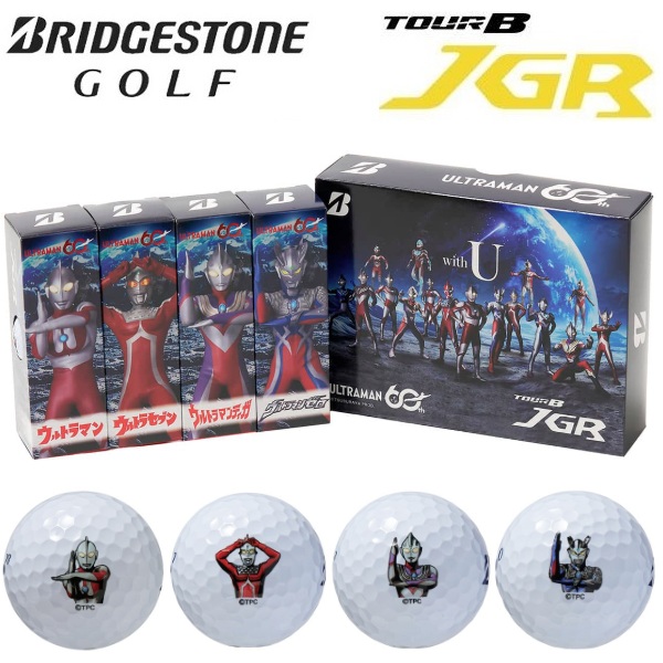 BRIDGESTONE GOLF ブリヂストン ゴルフボール TOUR B JGR ウルトラマン