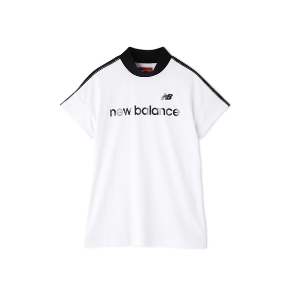 ニューバランス ゴルフ シャツ インターロックピケ×ハニカムカノコ モックネック New Balance Golf（ニューバランスゴルフ）の「【new balance