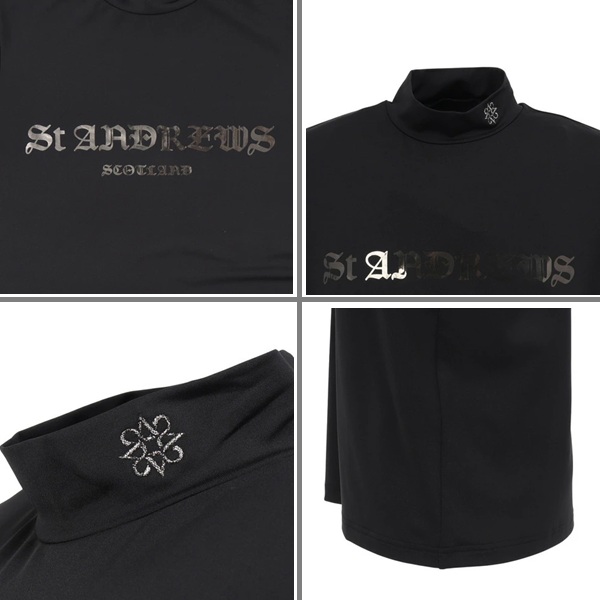 St ANDREWS セント アンドリュース ゴルフ メンズ ストレッチ ベア天竺