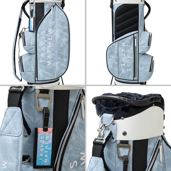 【TRAVISMATHEW/トラビスマシュー】スタンドキャディバック　グレー トラヴィスマシュー ゴルフ キャディバッグ RTM スタンドバッグ