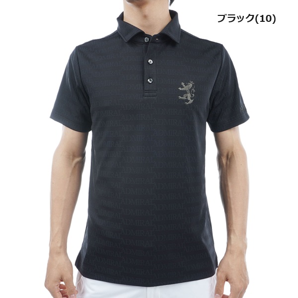 Admiral Golf アドミラル ゴルフ メンズ ロゴジャガード シャツ
