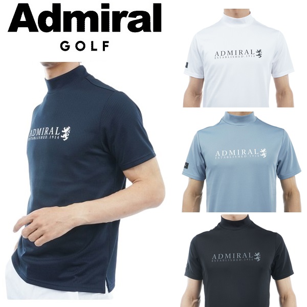 アドミラルゴルフ Admiral Golf 半袖シャツ L ユニオンジャック Admiral GOLF アドミラル ゴルフ 春夏☆ ユニオンジャック
