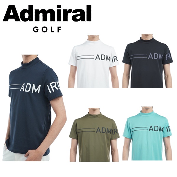 Admiral Golf アドミラル ゴルフ メンズ カラタッチ ビッグロゴ
