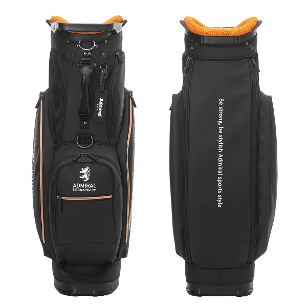 Admiral ✖️ GOLF NETWORK　キャディバッグ 黒 Admiral Golf アドミラル ゴルフ キャディバッグ カートキャディ