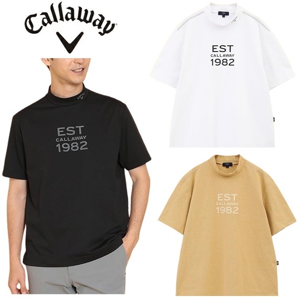 Callaway ゴルフメンズ モックネック半袖シャツ Amazon | [キャロウェイ] メンズ 半袖 モックネックシャツ (軽量