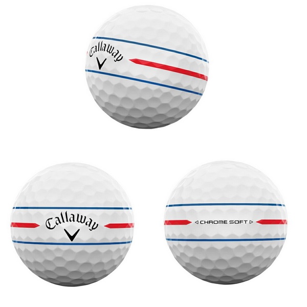 Callaway（キャロウェイ） ゴルフボール クロム ソフト 360° トリプル