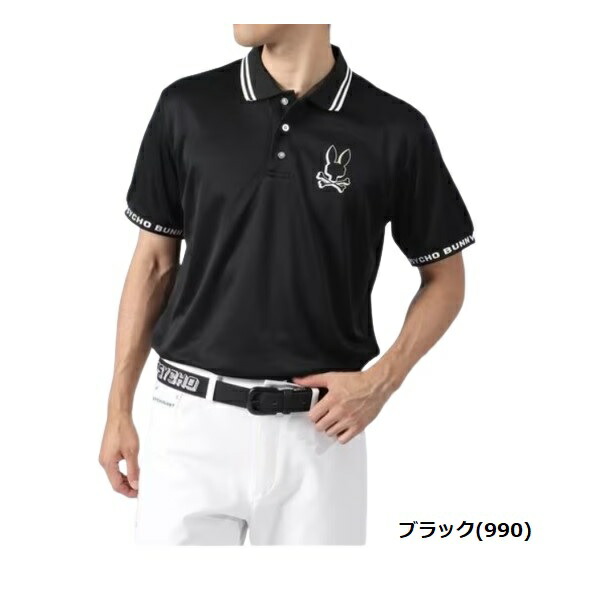 サイコバニー 長袖シャツ M 黒 ゴルフウェア スポーツウェア ワンポイントロゴ GOLF COLLECTION 2022SS｜Psycho Bunny｜サイコバニー 公式