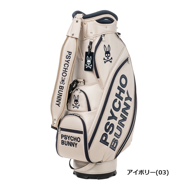 Psycho Bunny サイコバニー ゴルフ カートキャディバッグ BLOCK