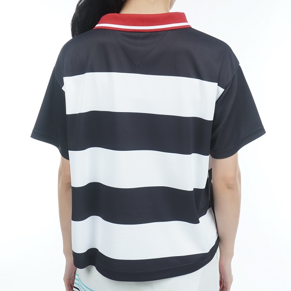 トミー ヒルフィガー ゴルフ　ゴルフウェア　ラガーストライプシャツ ワンピース Amazon.co.jp: TOMMY HILFIGER GOLF(トミー ヒルフィガー ゴルフ