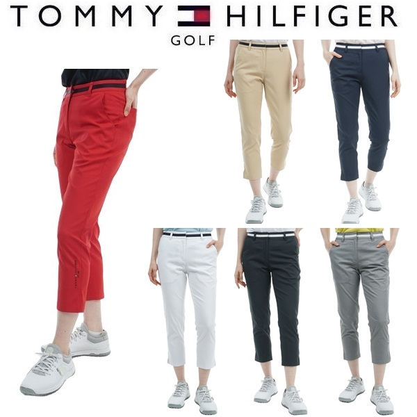 [トミー ヒルフィガー ゴルフ] レディースストレッチツイル パンツ グレー TOMMY HILFIGER トミー ヒルフィガー ゴルフ GOLF ストレッチ