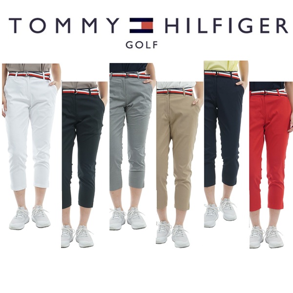 新品タグ付き　トミーヒルフィガー　ゴルフウェア　レディース　パンツ　M ベージュ TOMMY HILFIGER GOLF トミーヒルフィガー ゴルフレディース