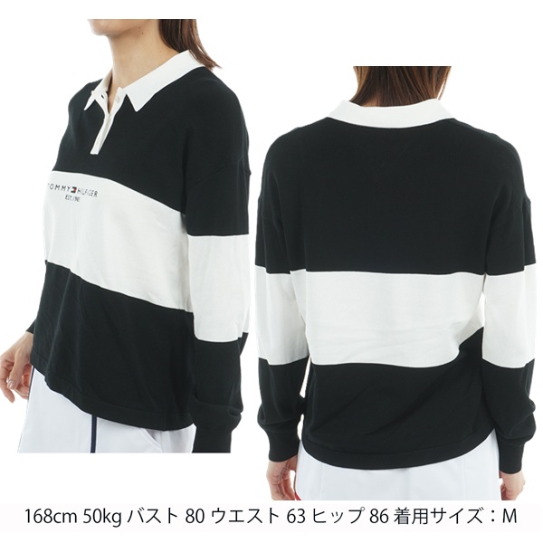 トミーヒルフィガーゴルフ(  GOLF)ゴルフウェア ラガー 長袖ニットシャツ THLA553-TR… TOMMY HILFIGER GOLF（トミー ヒルフィガー ゴルフ） トミー