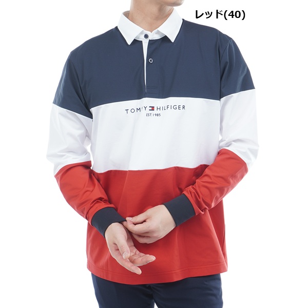 トミー ヒルフィガー ゴルフ　ゴルフウェア　ラガーストライプシャツ ワンピース Amazon.co.jp: TOMMY HILFIGER GOLF(トミー ヒルフィガー ゴルフ