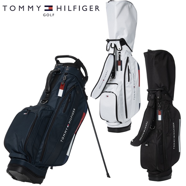 トミーヒルフィガー スタンドキャディバッグ【9.0型】ネイビーthmg6sc8 TOMMY HILFIGER GOLF（トミー ヒルフィガー ゴルフ） トミー