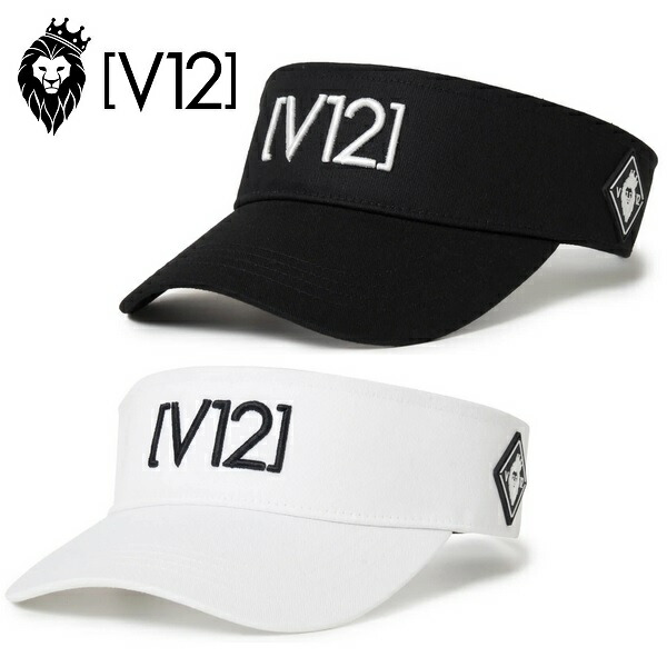 V12（ヴィ・トゥエルヴ） V12イ ゴルフ バイザー メンズ レディース