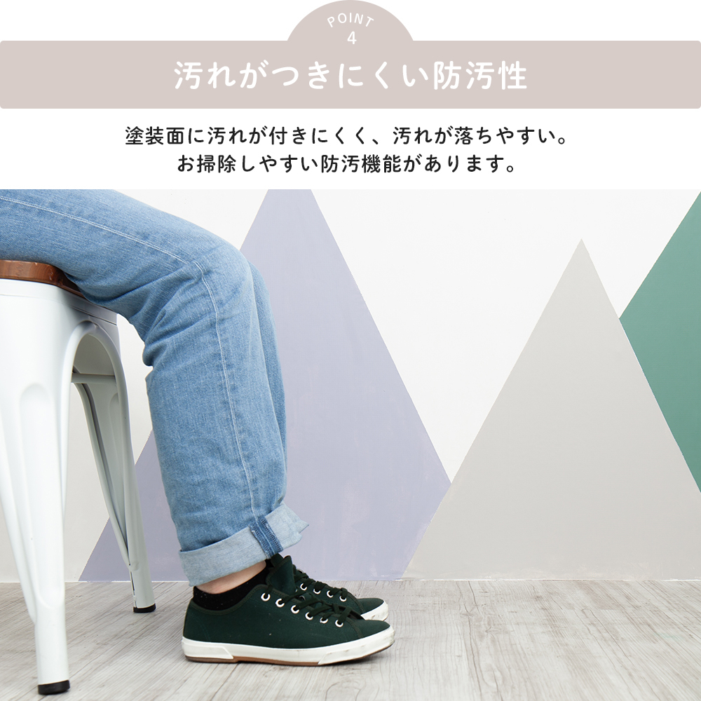 ペンキ 水性塗料 屋内 壁紙の上から塗るペンキ 壁 DIY おしゃれ ウォールペイント メゾン 汚れがつきにくい