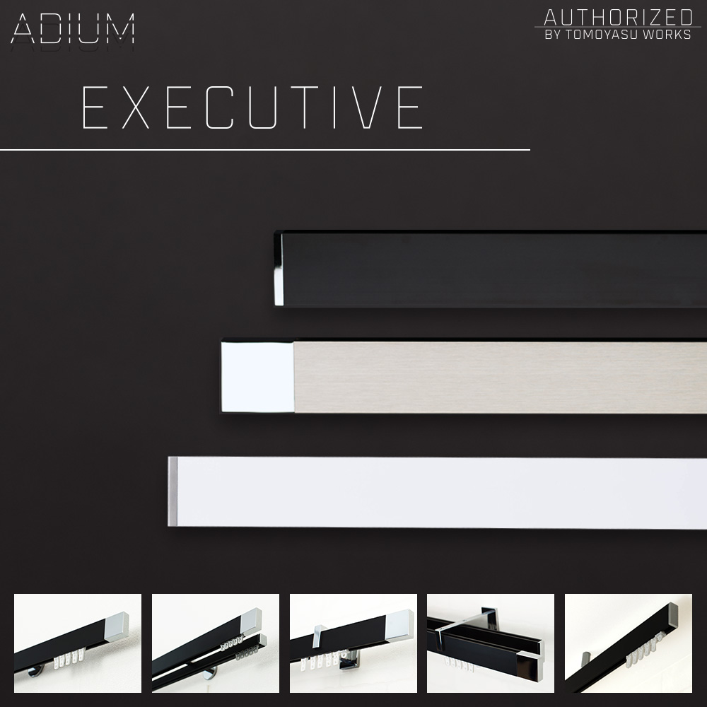 カーテンレール ダブルセット アイアン EXブラケット ADIUMシリーズ