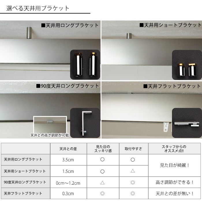 カーテンレール 天井付け アイアン セット おしゃれ ADIUM AMBASSADOR