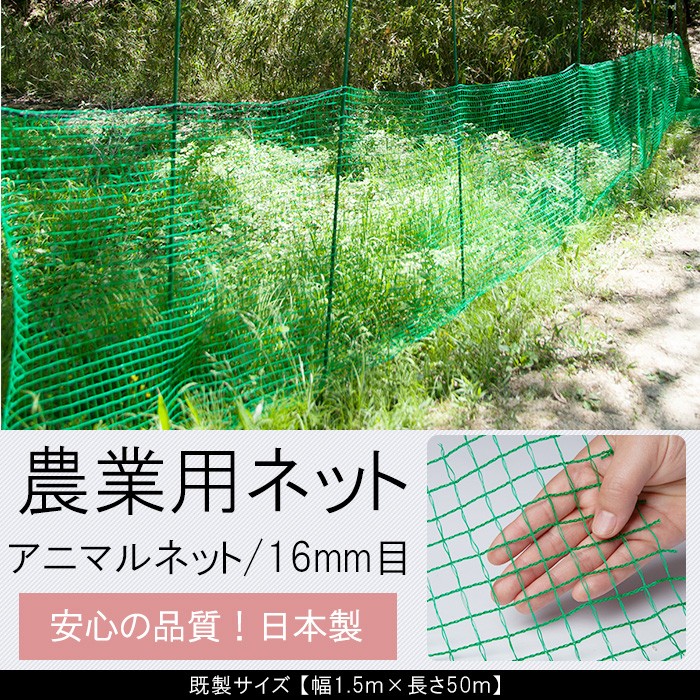 初売り 日本マタイ アニマルフェンスネット １６ｍｍ１×５０ｍ qdtek.vn