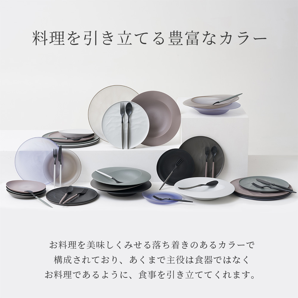 ARAS 皿 食器 カレー皿 深皿スクープ 生涯破損保証 割れない パスタ皿 食洗機対応 日本製 エイラス H-N-0 関連画像4