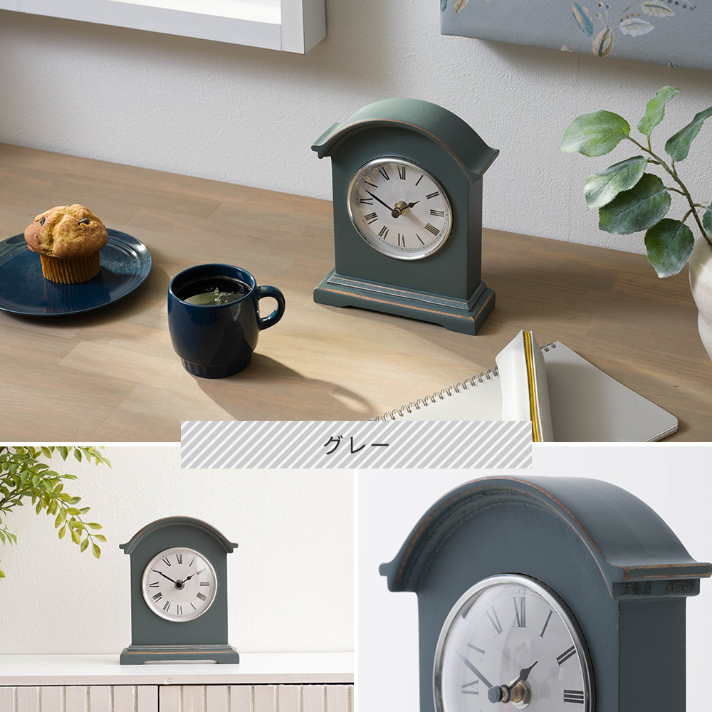友安製作所 置き時計 オシャレ おしゃれ 北欧 モダン レトロ