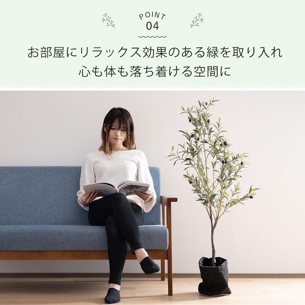 フェイクグリーン ミニ リアル ブルーベリーリ...の詳細画像5