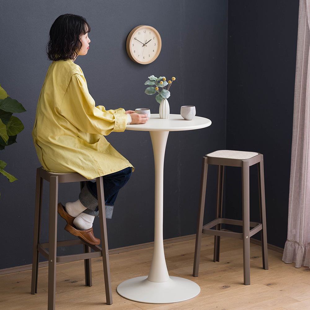 ハイテーブル カウンターテーブル カフェテーブル ラウンド 屋外
