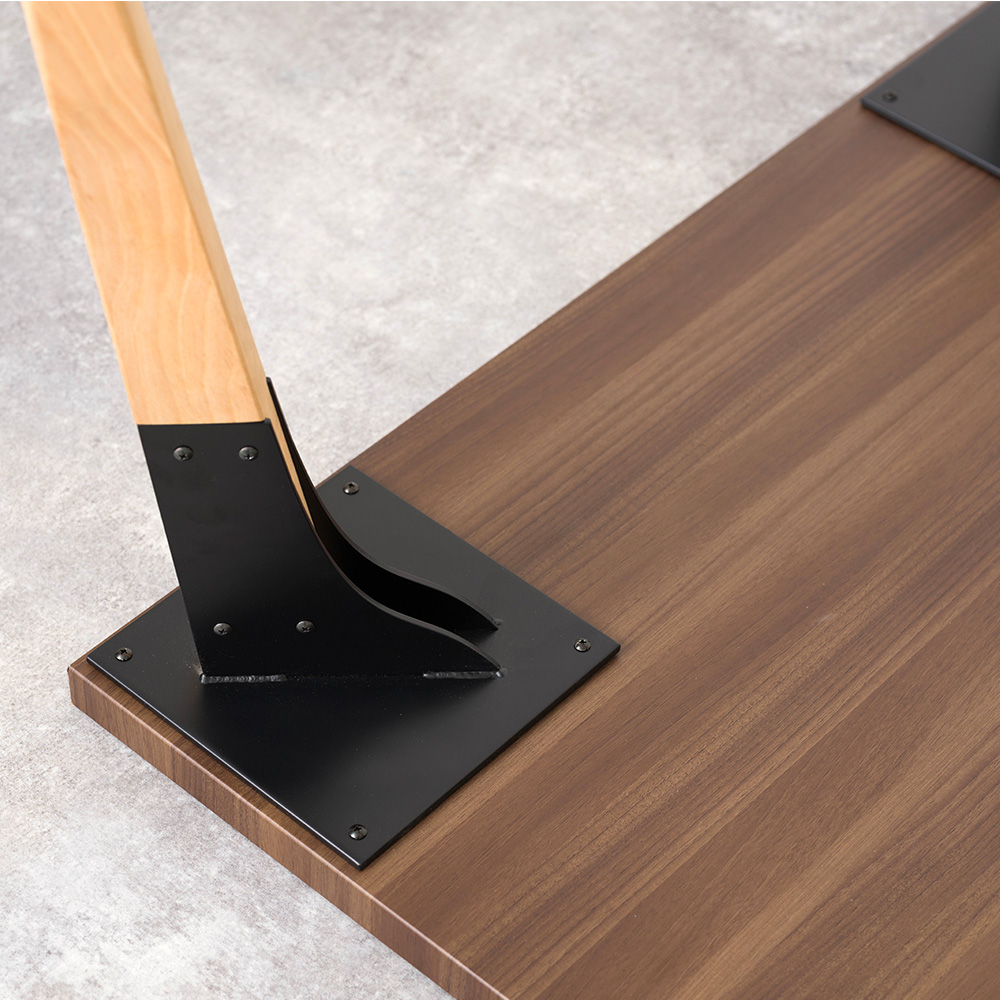 テーブル 脚 アイアンレッグ テーブルの脚 diy パーツ kasane 4脚1セット 高さ380mm JQの画像