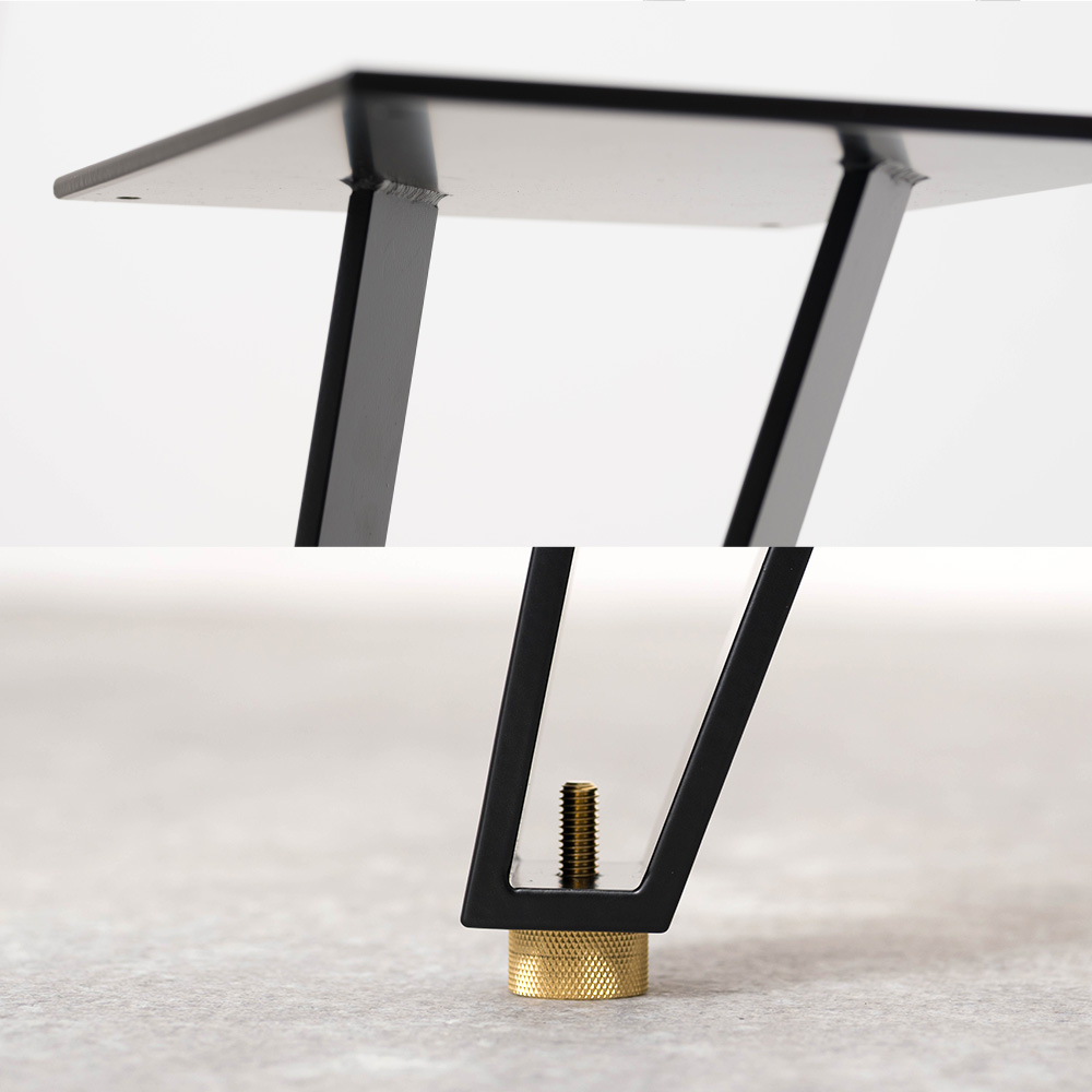 テーブル 脚 アイアンレッグ テーブルの脚 diy パーツ tsurara 4脚1セット 高さ670mm JQ_13