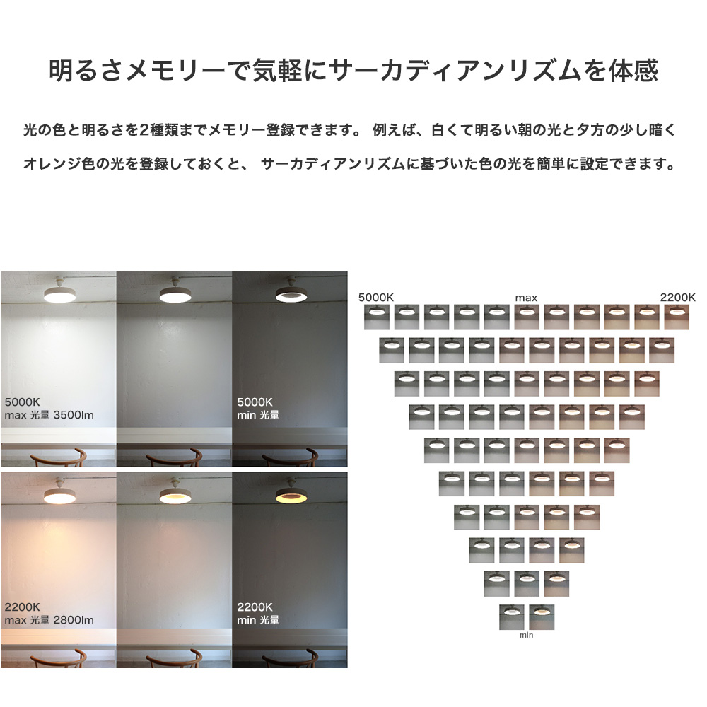 DI CLASSE（ディクラッセ） シーリングライト LED 調光 木目 天井 照明