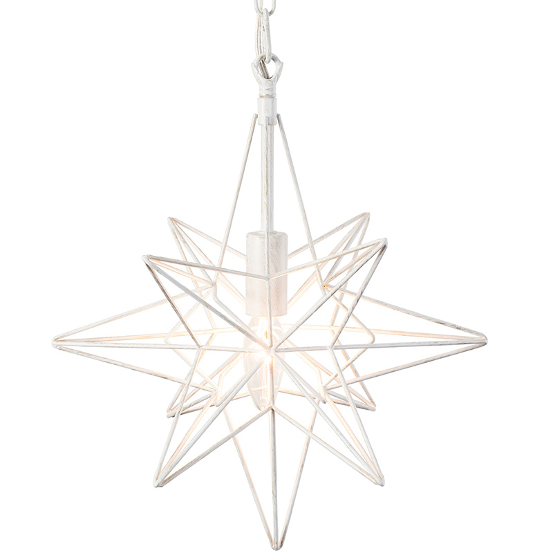 ペンダントライト LED 星型 おしゃれ 天井照明 北欧 アンティーク 電球