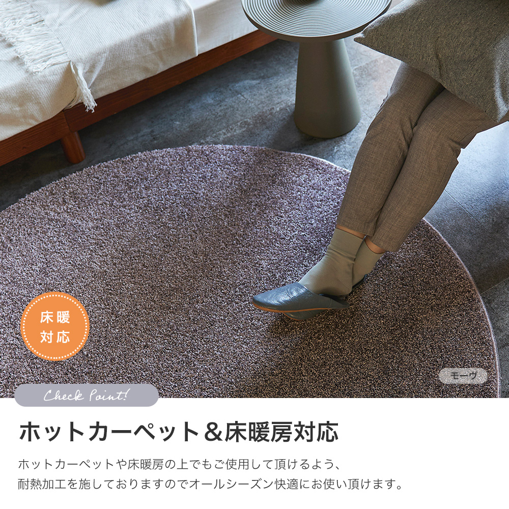 スミノエ ラグ ラグマット 防炎 床暖 ホットカーペット対応 滑り止め