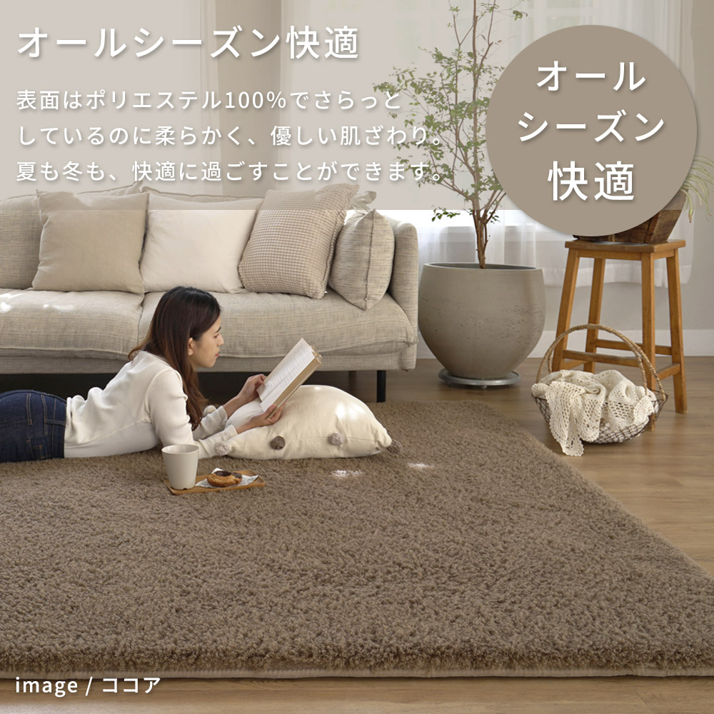 スミノエ ラグ カーペット ラグマット 厚手 おしゃれ 北欧 超極厚