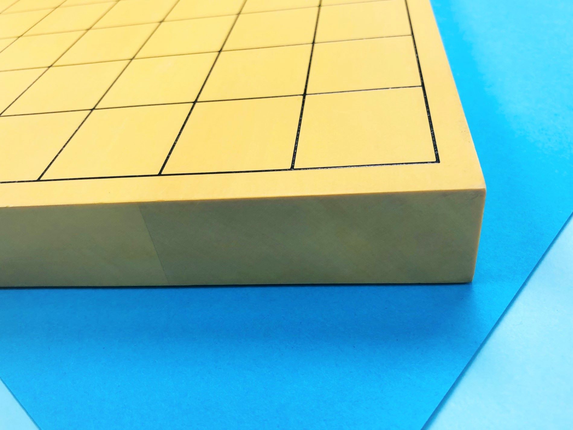 ヒバ1寸卓上将棋盤竹接合