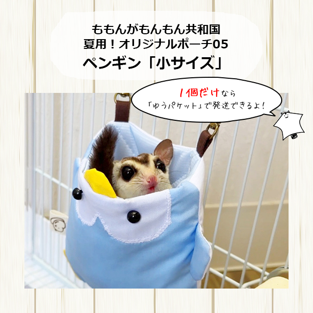 ゆうパケットOK ももんがもんもん共和国オリジナルポーチ05 夏用