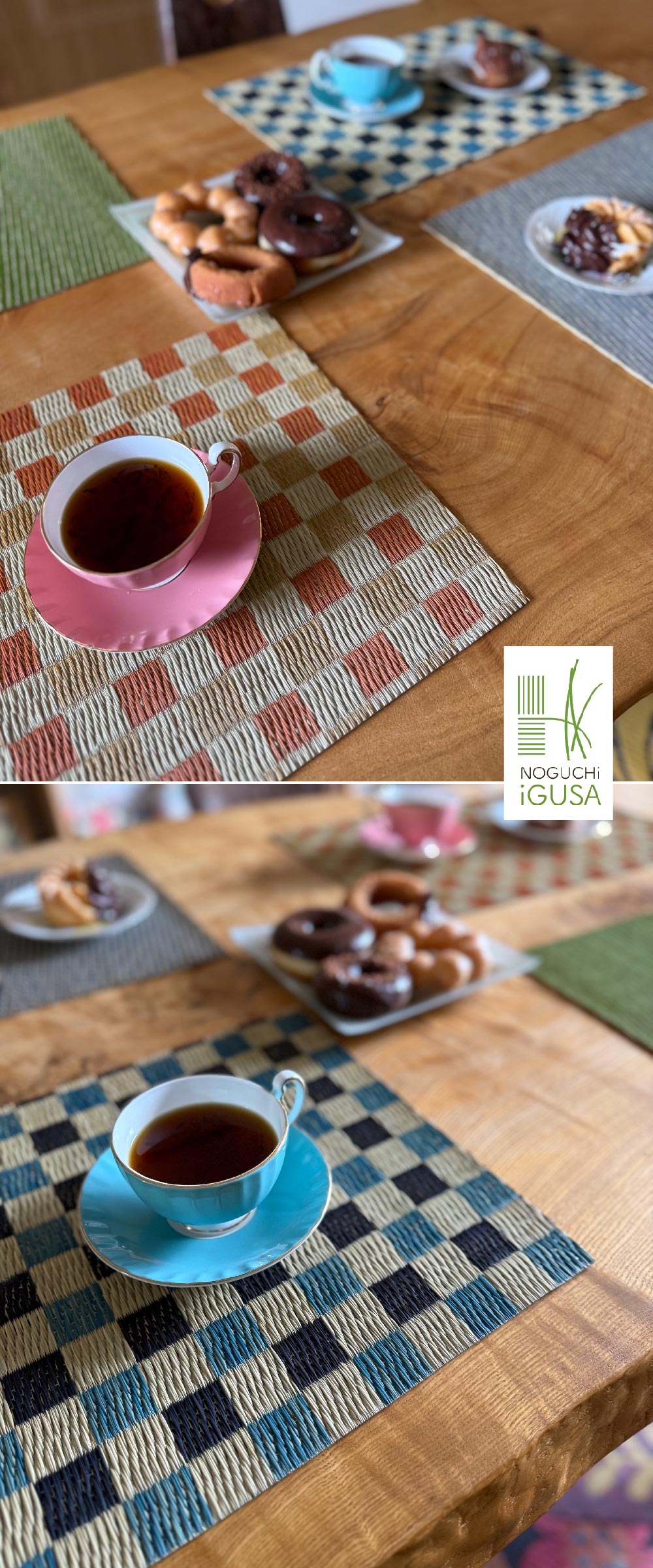 お客様のおもてなしにぴったりの国産いぐさのランチョンマット