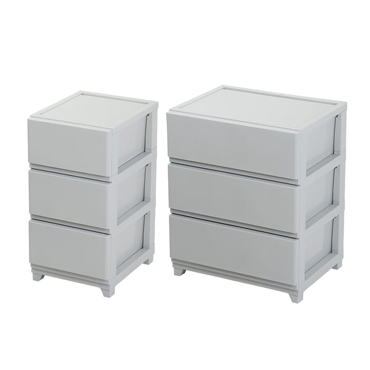 JEJアステージ 収納ボックス 衣装ケース 3段 引き出し 収納ケース D