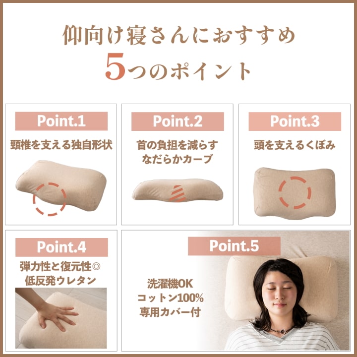 すやすや枕　肩こり首こり辛い方に！　矯正枕 イケヒコ 枕 まくら 首やすらぎ枕 31×51cm 整骨院長監修 低反発枕