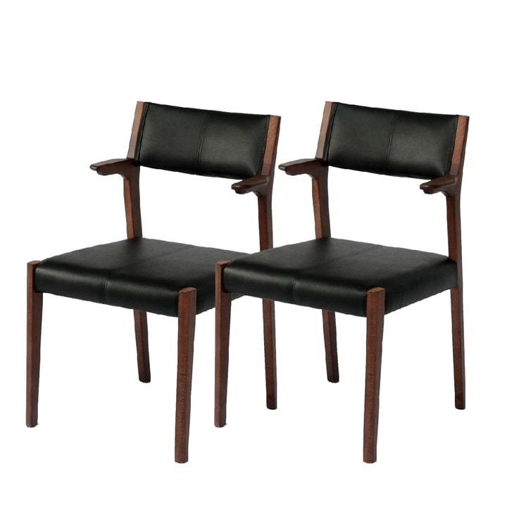 ダイニングチェア アーム 2脚セット おしゃれ 椅子 チェア 新生活 家具