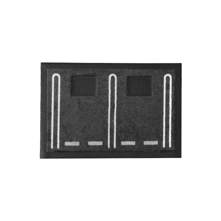 イケヒコ 靴置きマット 約30×45cm 靴置き場 マット 玄関 靴 玄関マット